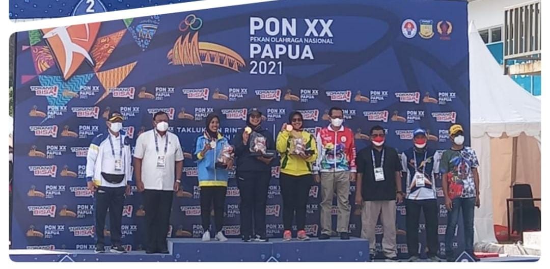Kontingen Atlet dan Official asal Provinsi Banten yang bertanding (Poskota.net/Dok Ist)