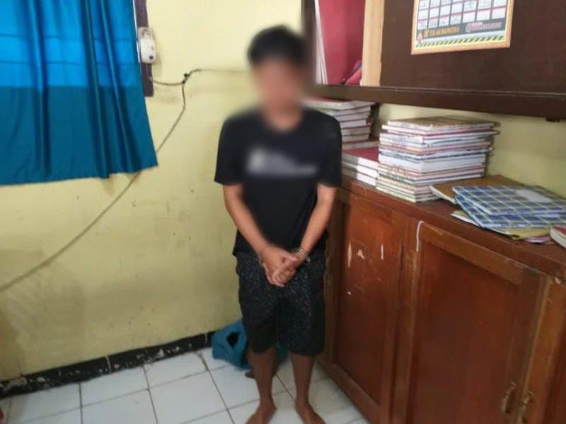 Foto salah satu tersangka (Poskota.net/Dok Ist)