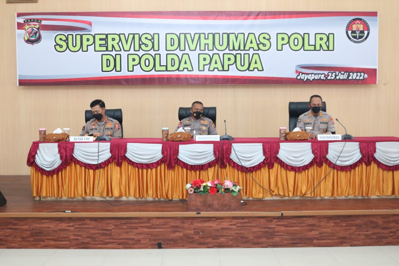 Wakapolda Papua Buka Kegiatan Supervisi Divisi Humas Polri di Polda Papua