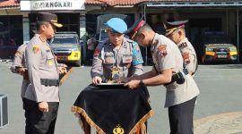 Polresta Cilacap menggelar upacara serah terima jabatan (sertijab) bagi sejumlah perwira, Kamis 19 September 2024. Acara yang dipimpin oleh Kapolresta Cilacap Kombes Pol Dr Ruruh Wicaksono, S.I.K, S.H, M.H