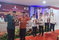 KPU Kota Tangerang resmi menetapkan nomor urut Paslon Walikota dan Wakil Walikota untuk Pilkada 2024.